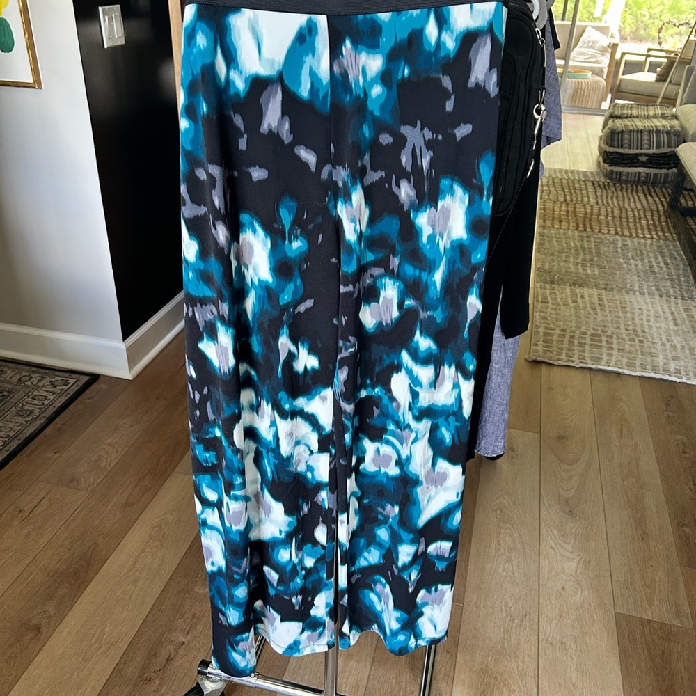 Alfani Blue Ruched Pencil Jumpsuit